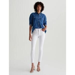 AG Adriano Goldschmied White Skinny Jeans